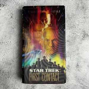 🌸$5 Star Trek First Contact VHS Movie